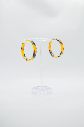 Acrylic Tortoise Hoops