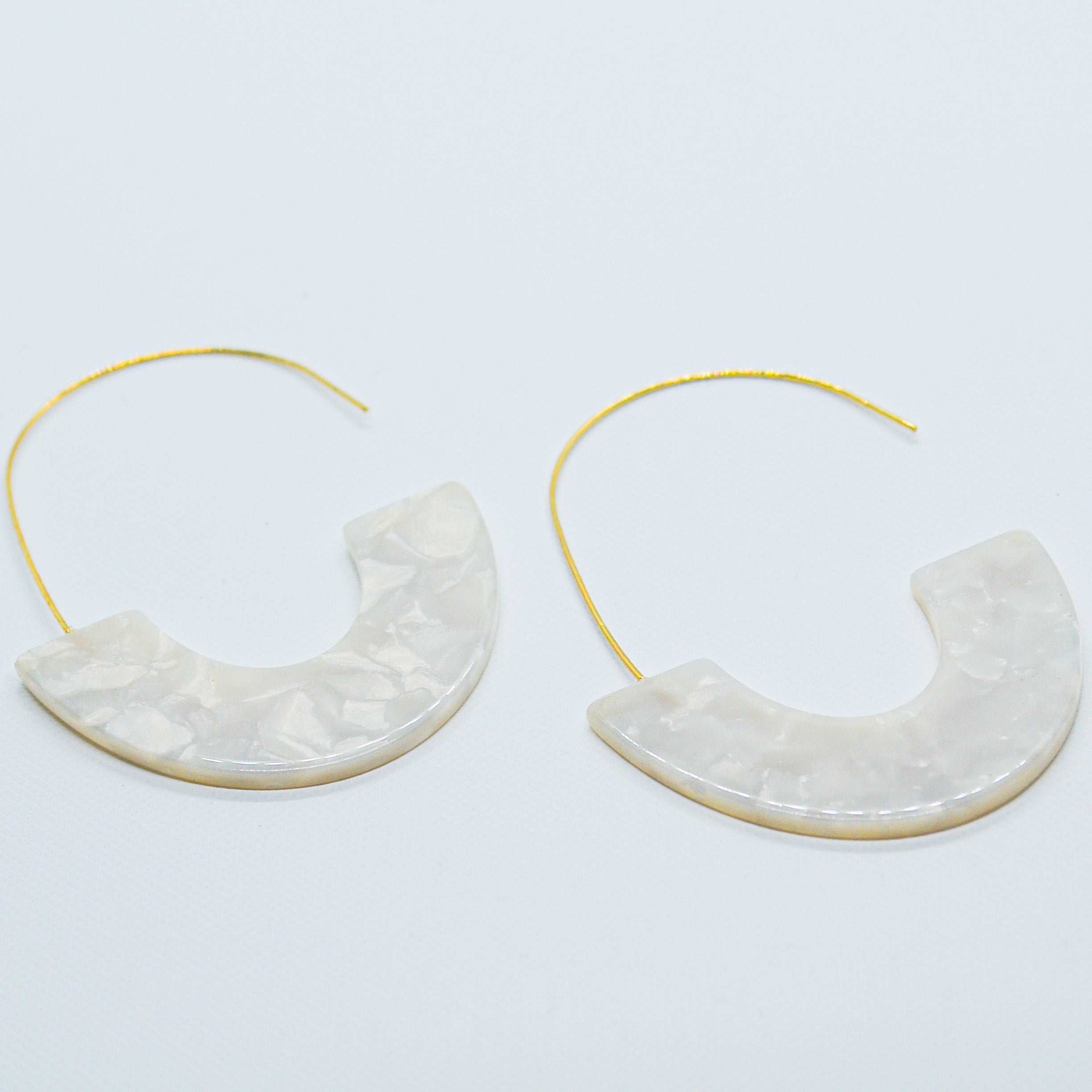 Acrylic U-Shaped Dangle Earrings