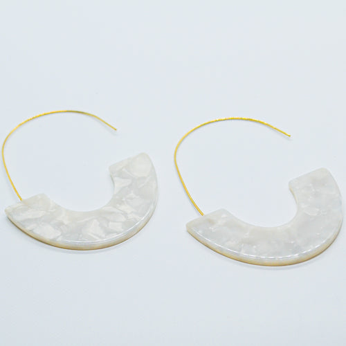 Acrylic U-Shaped Dangle Earrings