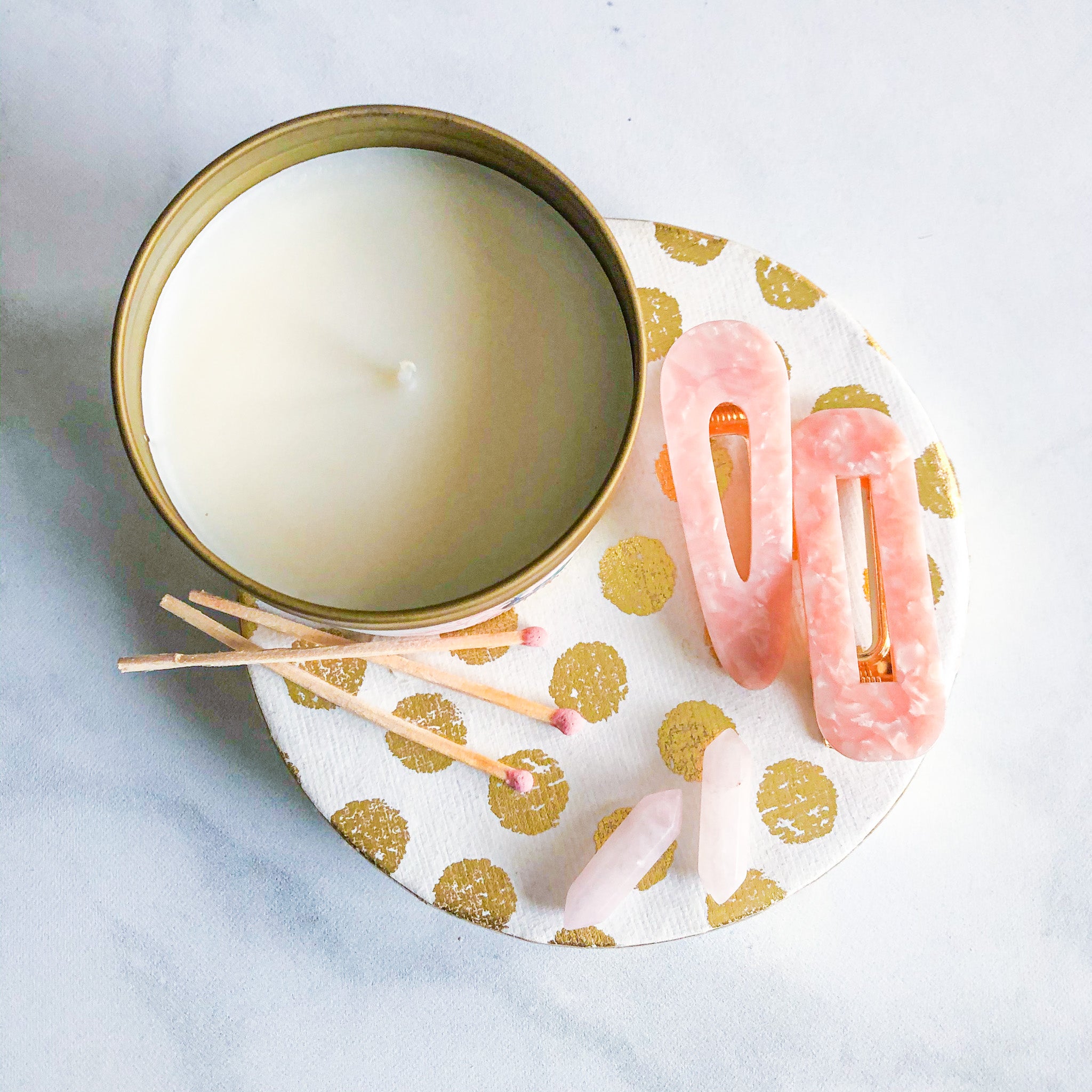 Acrylic Hair Clip - Set of 2