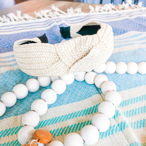 Woven Rattan Headband