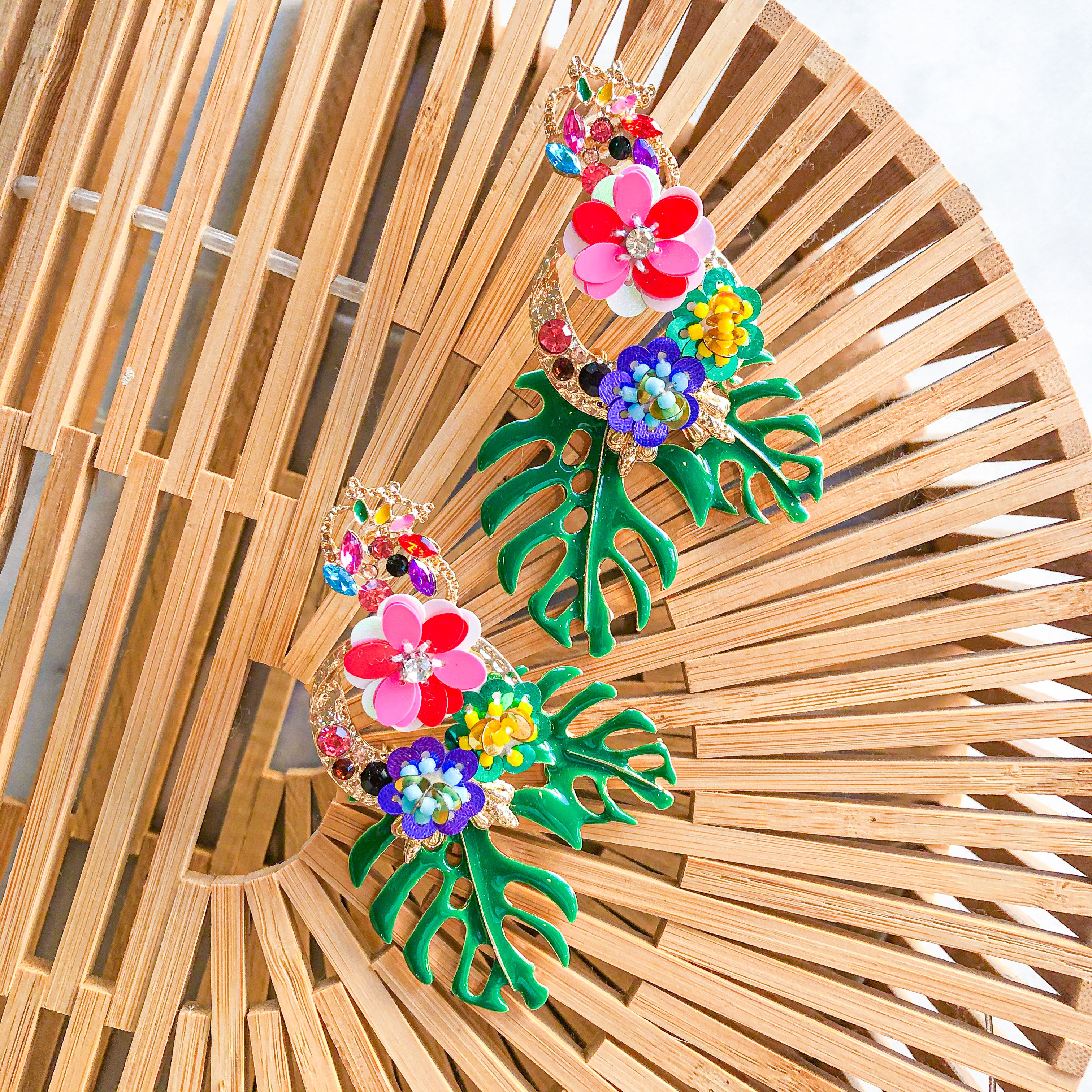 Tropical Statement Earrings