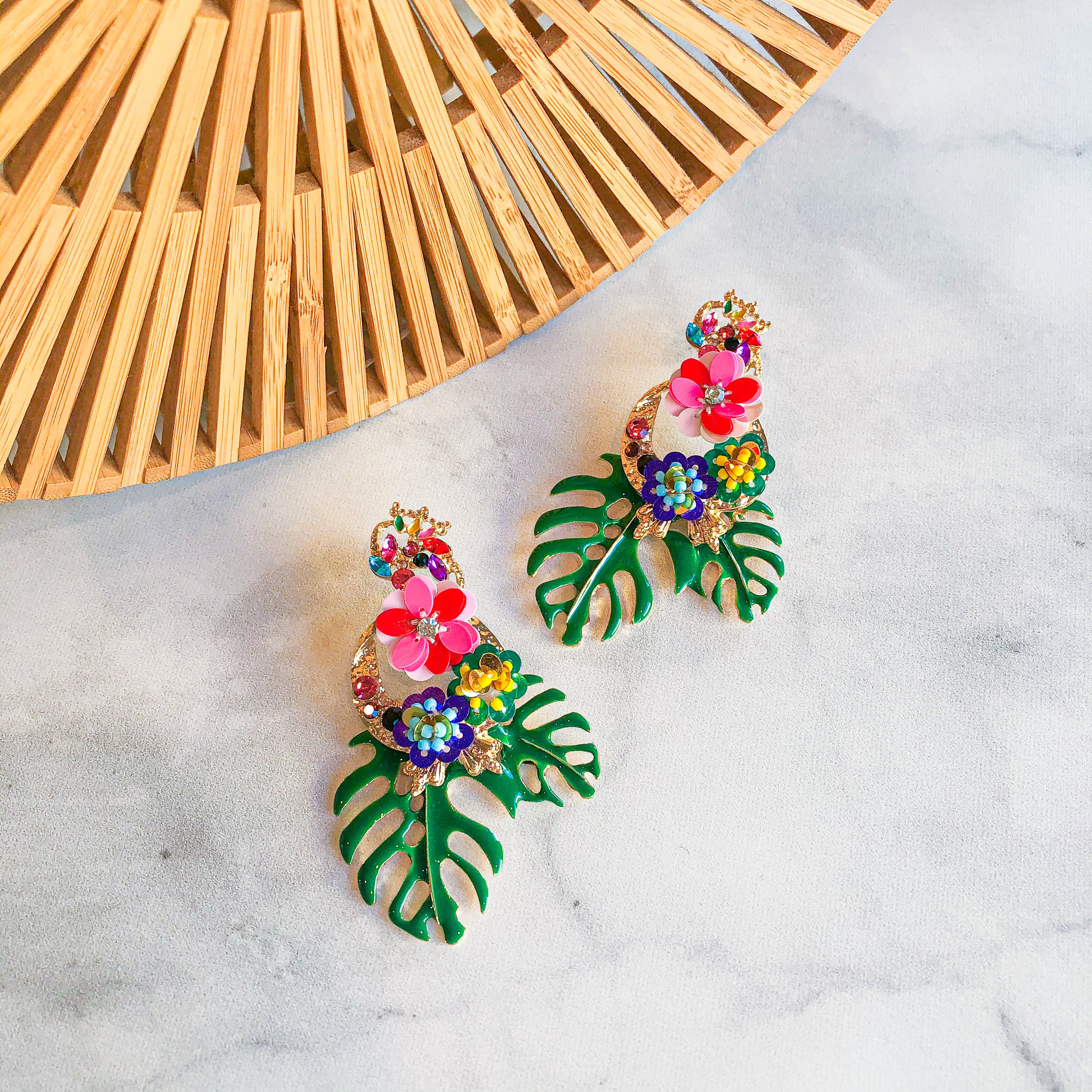 Tropical Statement Earrings