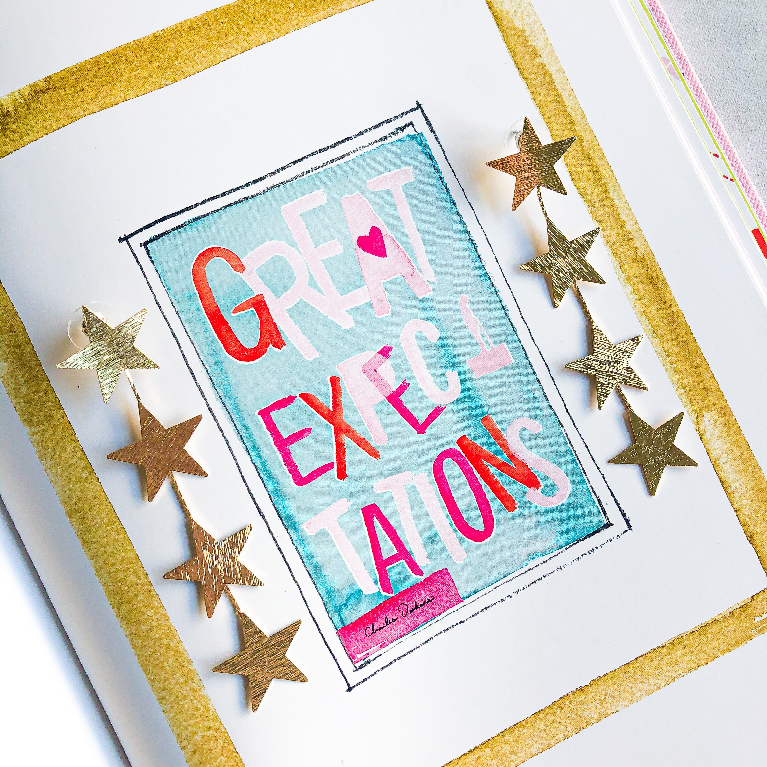 Star Dangle Earrings