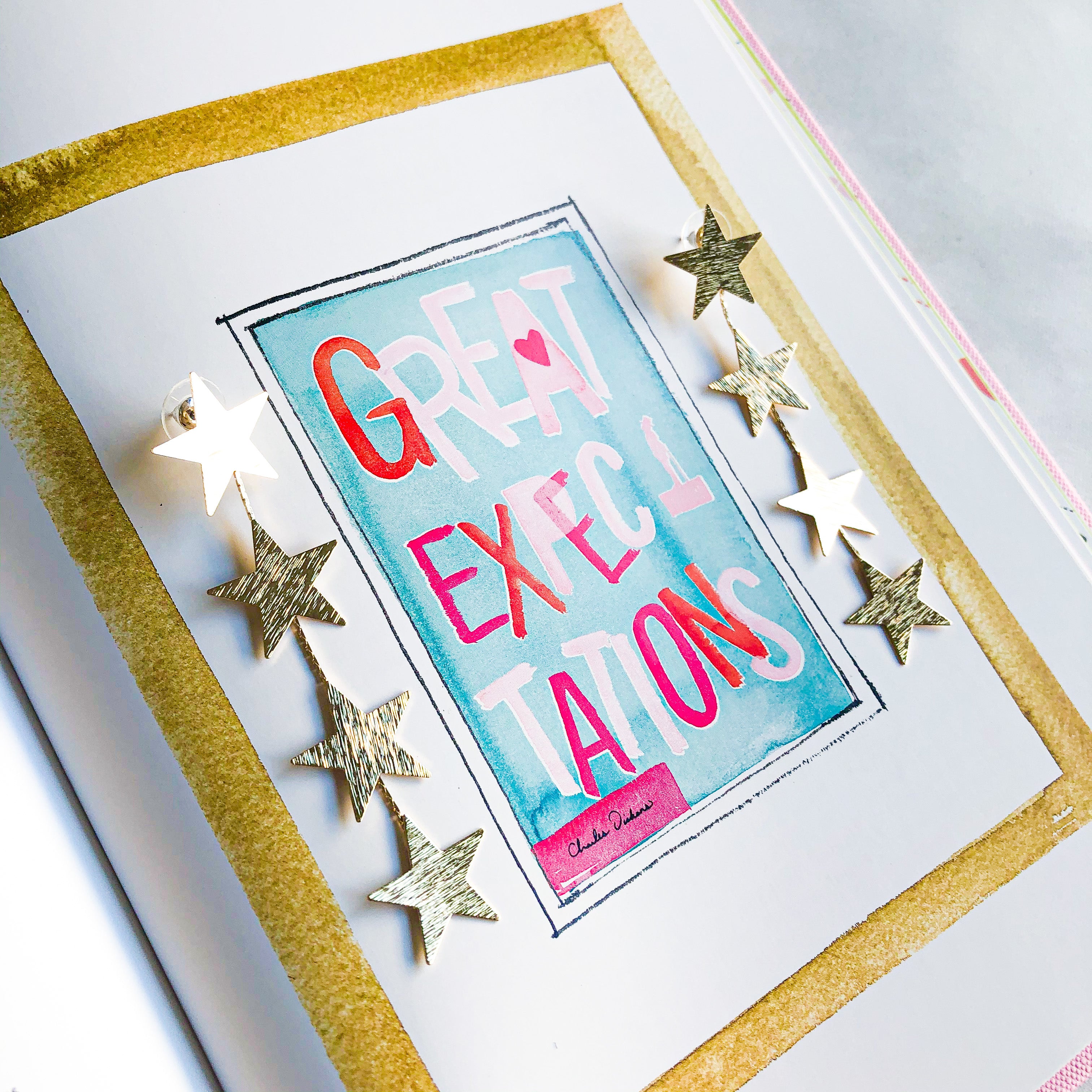 Star Dangle Earrings