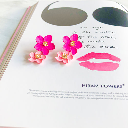 Double Flower Earrings