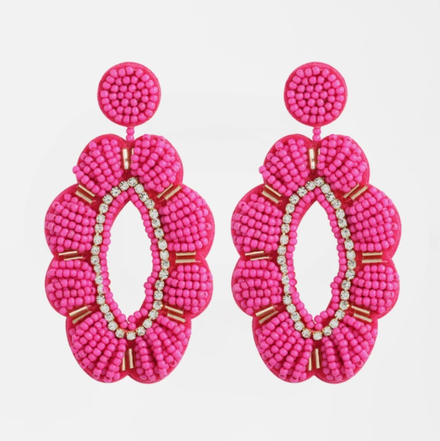 Seed Bead Oval Dangles