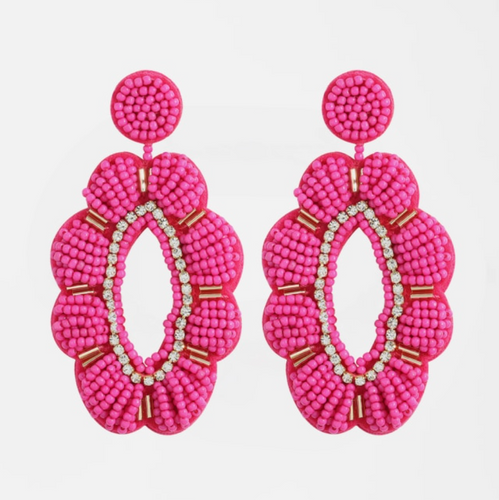 Seed Bead Oval Dangles