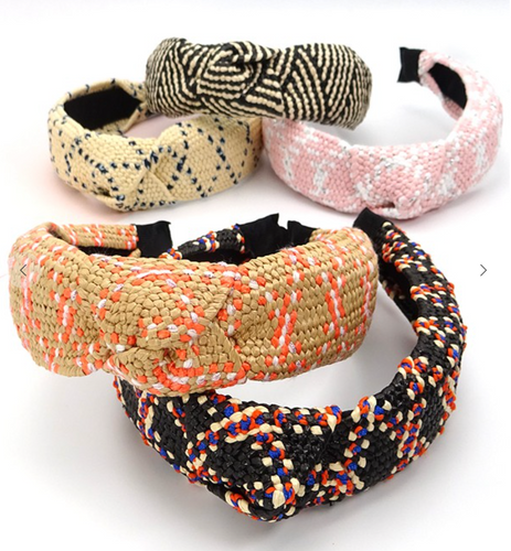 Criss Cross Rattan Headband