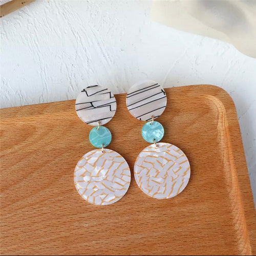 Three Circle Acrylic Drops