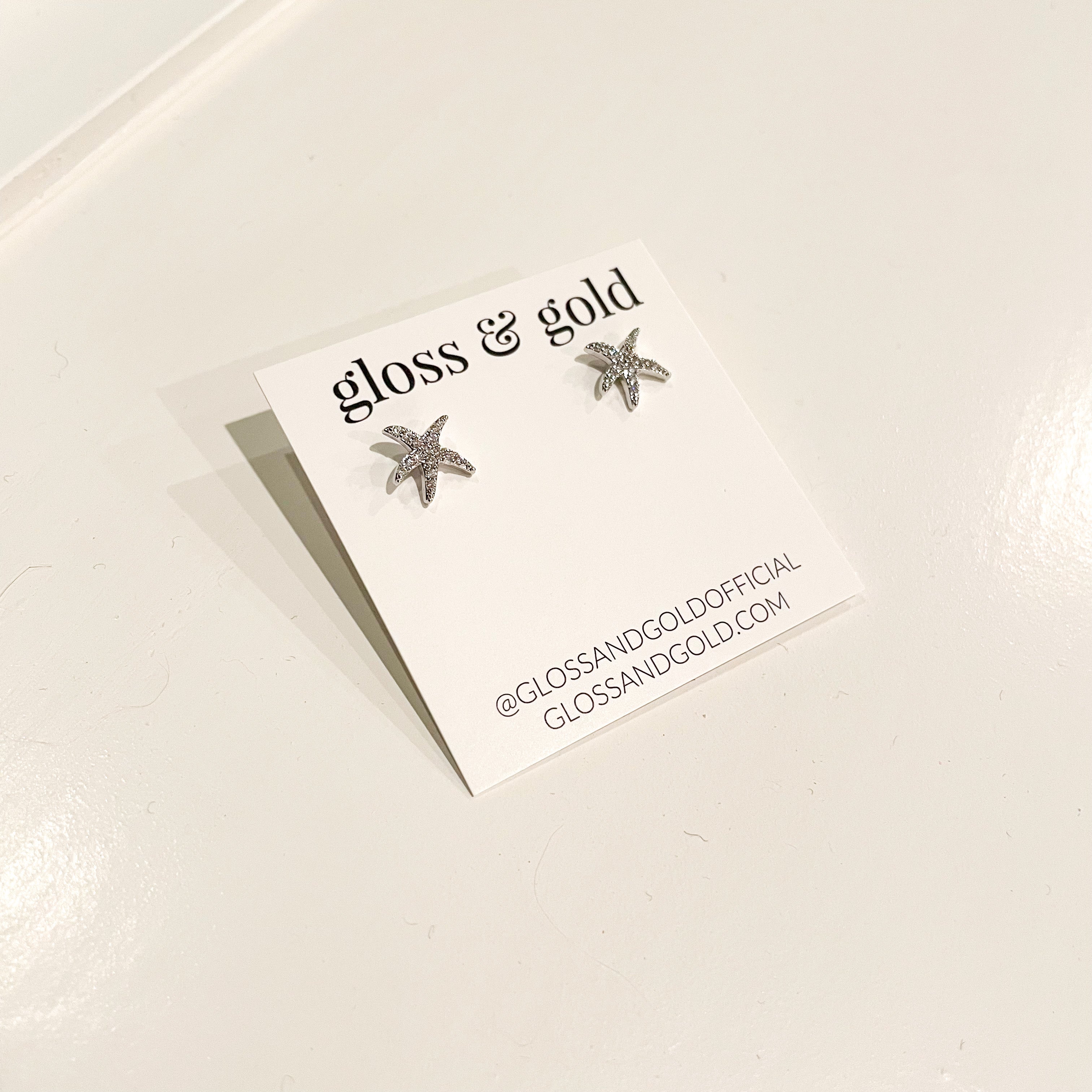 Starfish Crystal Studs