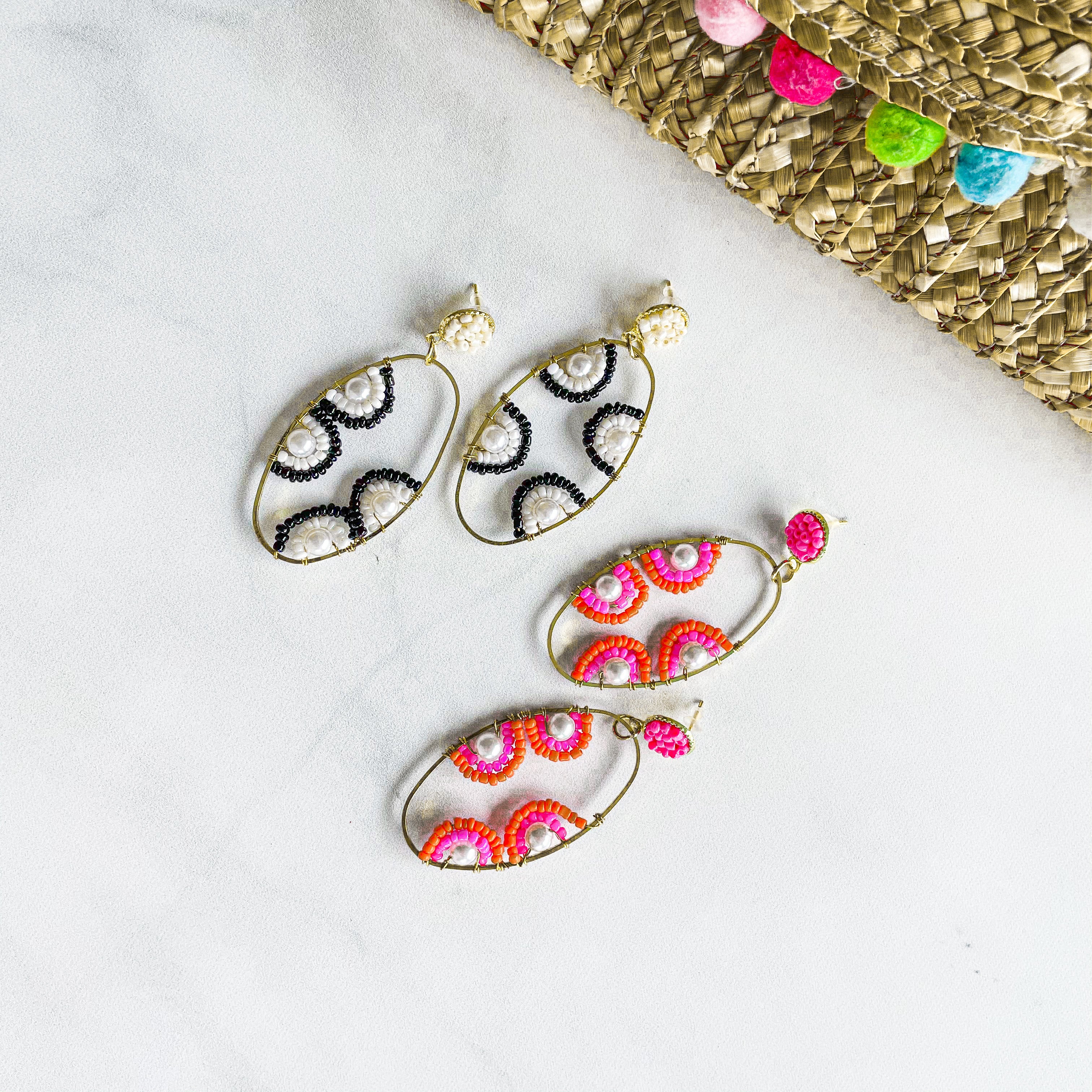 Boho Seed Bead Dangles