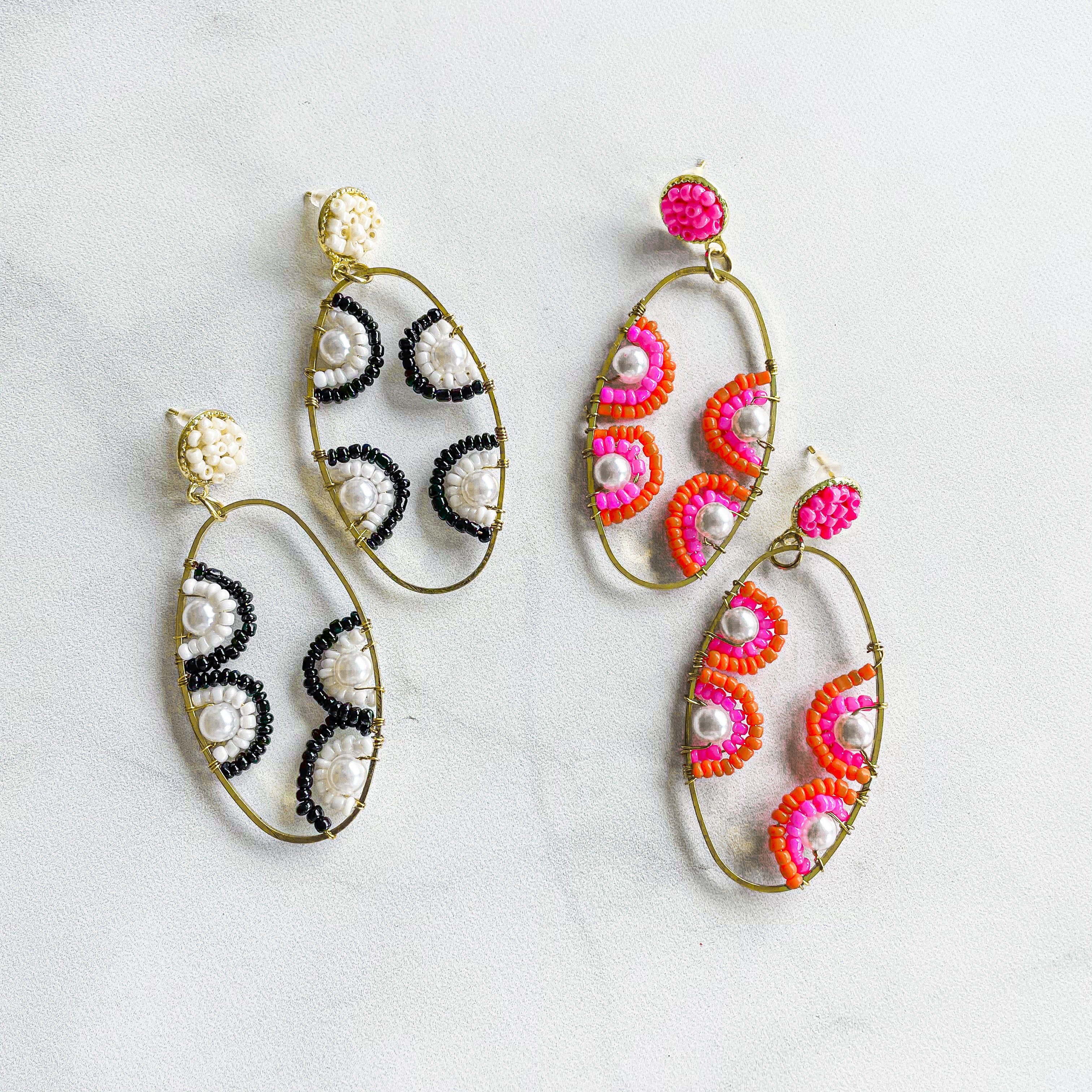 Boho Seed Bead Dangles