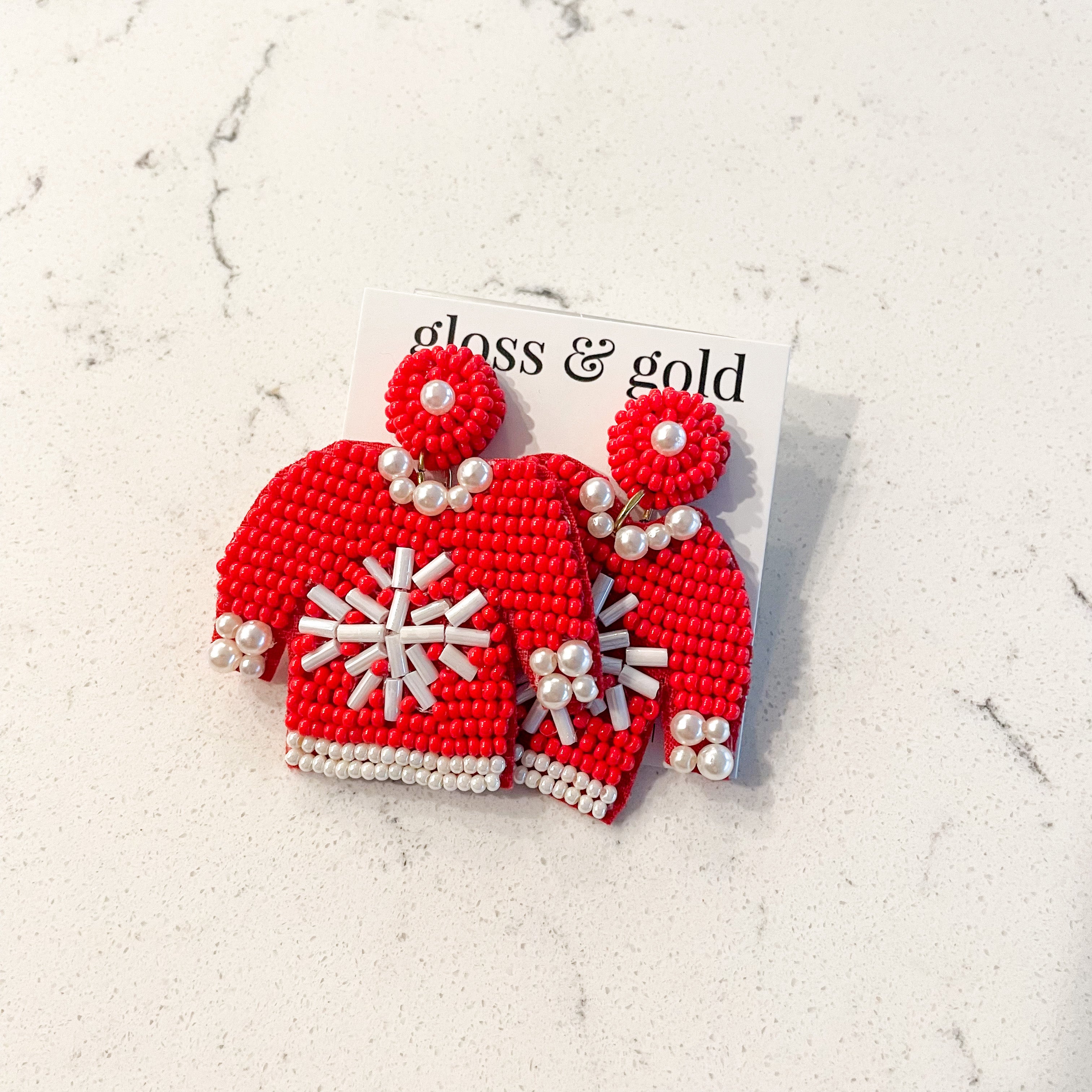 Christmas Sweater Earrings
