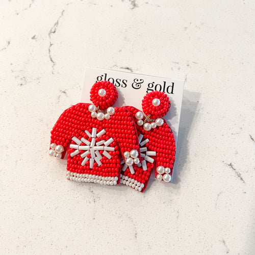 Christmas Sweater Earrings